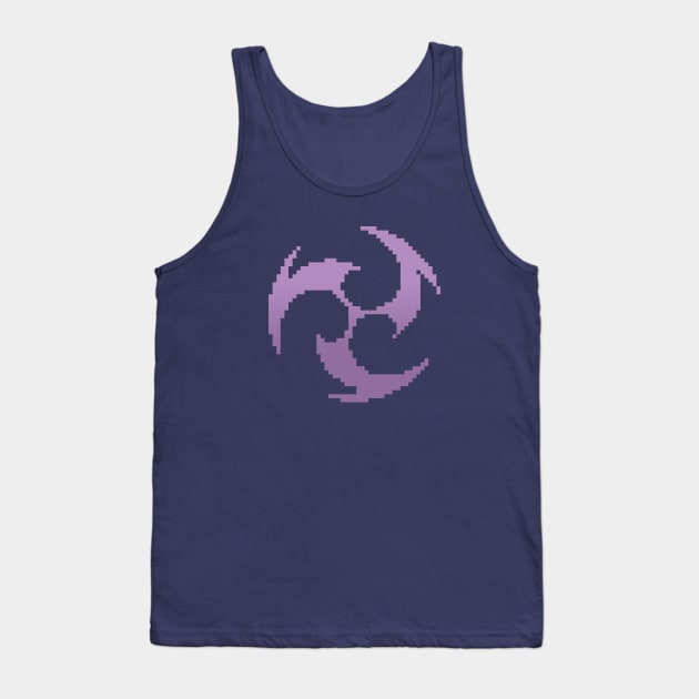 Electro Elements Genshin Impact Pixel Art Tank Top by grphc_dsg21